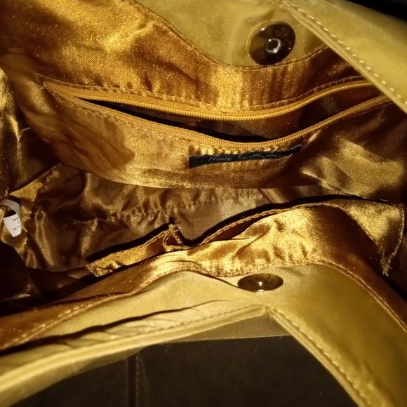 Heart Moon Star snake trim nylon purse - Picture 3 of 4